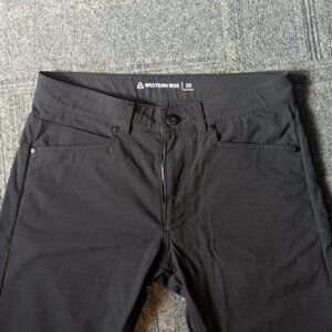 $138 Western Rise AT Stretch 5-Pocket Onebag Active Travel Pant - Black - 30x32